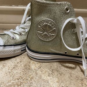Gold Chuck Taylor’s